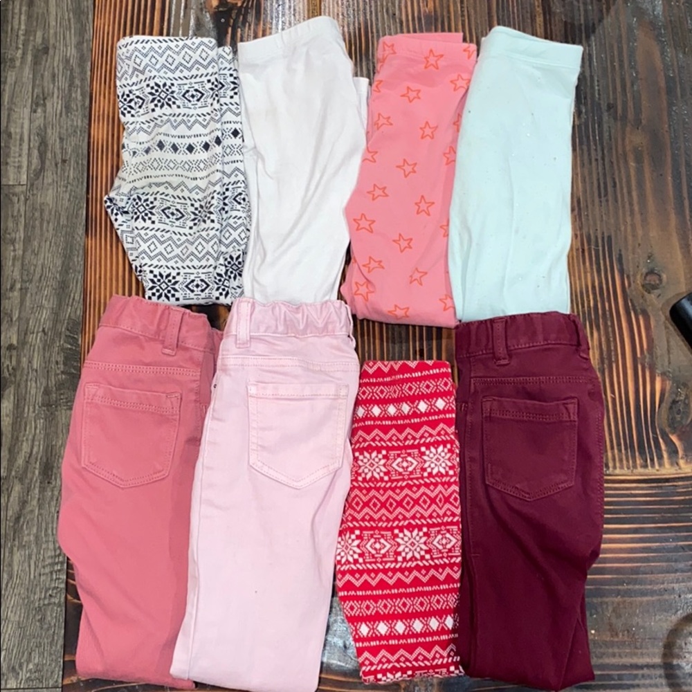 Bundle of 8 girls pants
